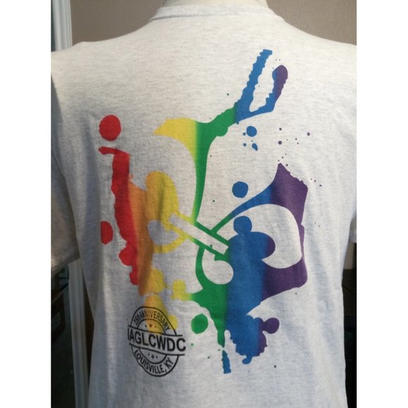XL Collectible LGBT Souvenir Tee: 25th Anniversary IAGLCWDC Country Dance Event - Picture 2 of 6
